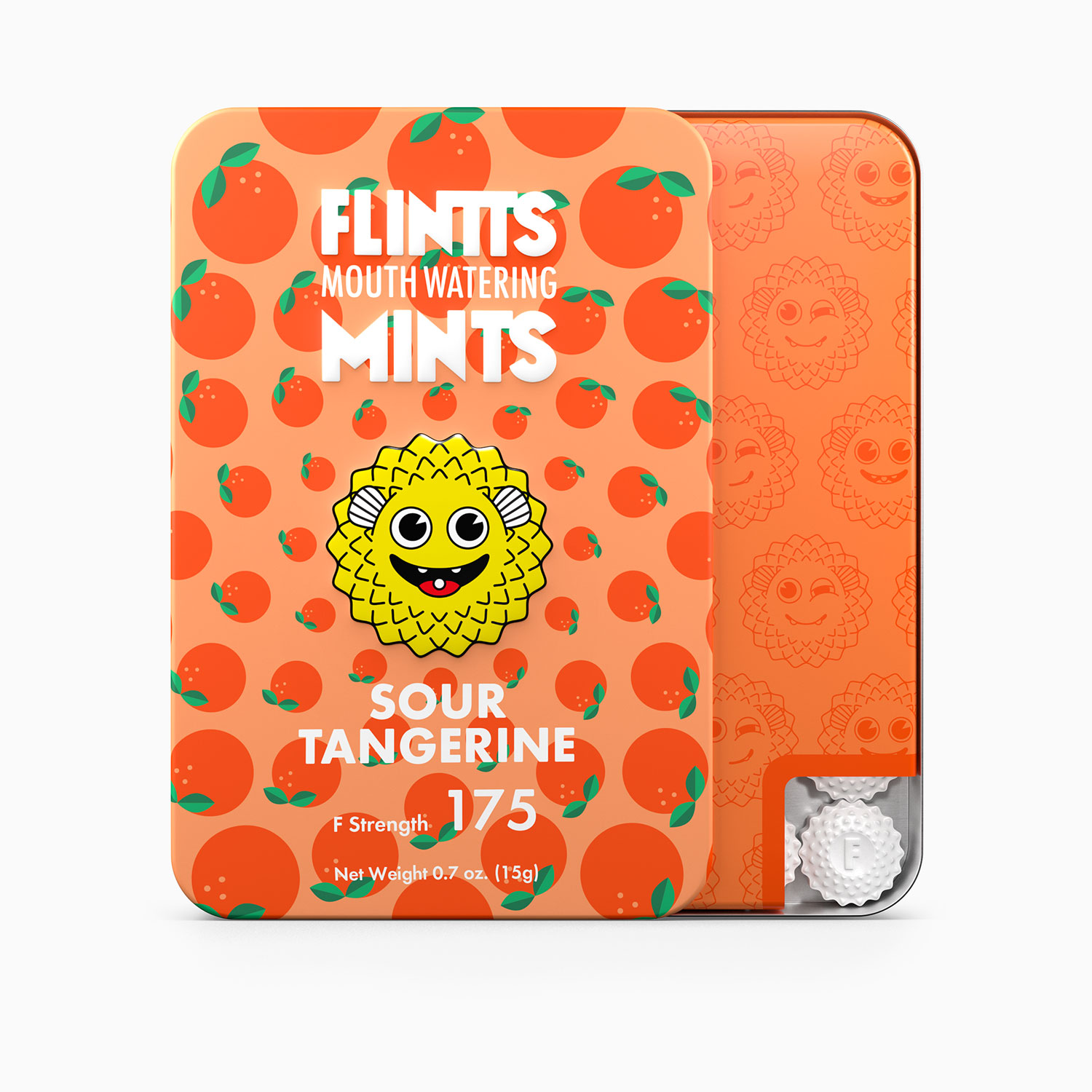 flintts mouth watering mints sour tangerine f strength 175