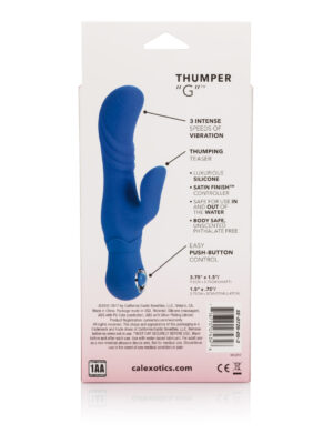 posh silicone thumper g blue