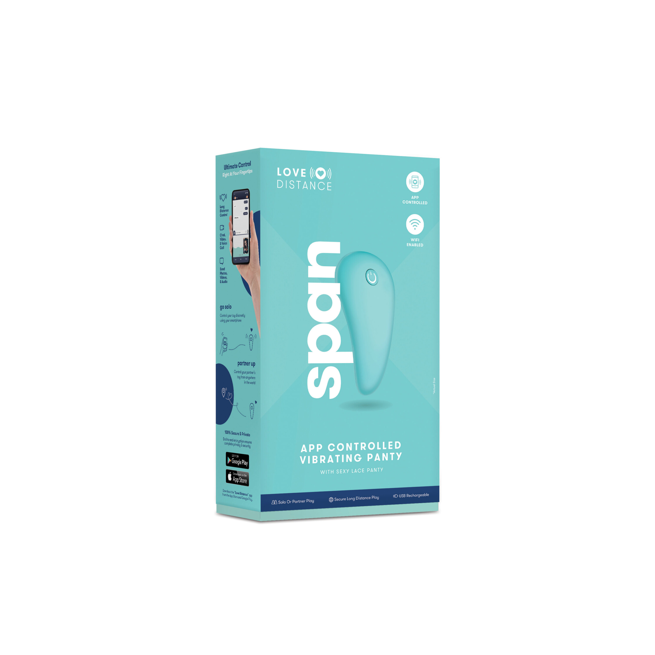 love distance span with panty aqua love distance span with panty aqua