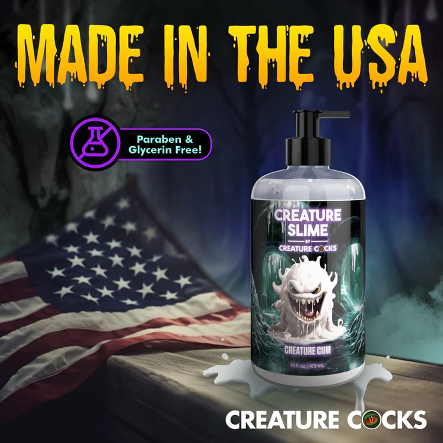 16oz creature slime creature cum unscented jizz lubricant clear 16oz creature slime creature cum unscented jizz lubricant clear