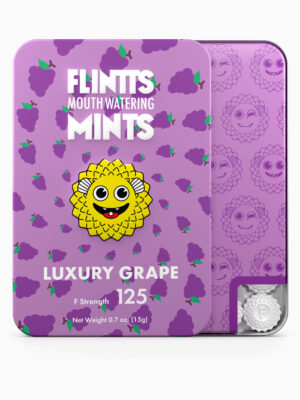flintts mouth watering mints luxury grape f strength 125 flintts mouth watering mints luxury grape f strength 125