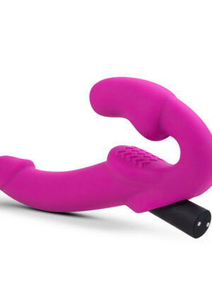 temptasia estella strapless silicone dildo pink