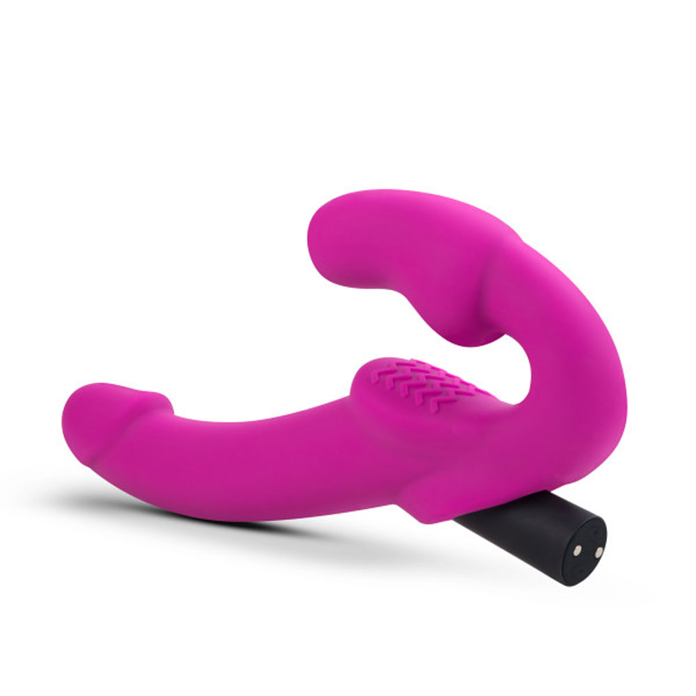 temptasia estella strapless silicone dildo pink temptasia estella strapless silicone dildo pink