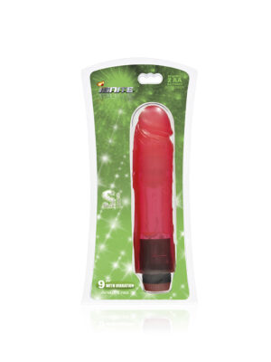 9" vibrating cock red 9" vibrating cock red