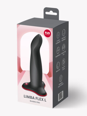 limba flex l bendable dildo black limba flex l bendable dildo black