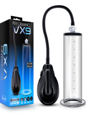 performance vx9 auto penis pump clear
