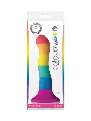 colours wave pride edition 6 inch dildo rainbow