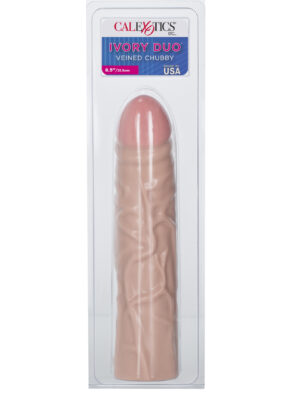 ivory duo 8.5 inches veined chubby ivory duo 8.5 inches veined chubby