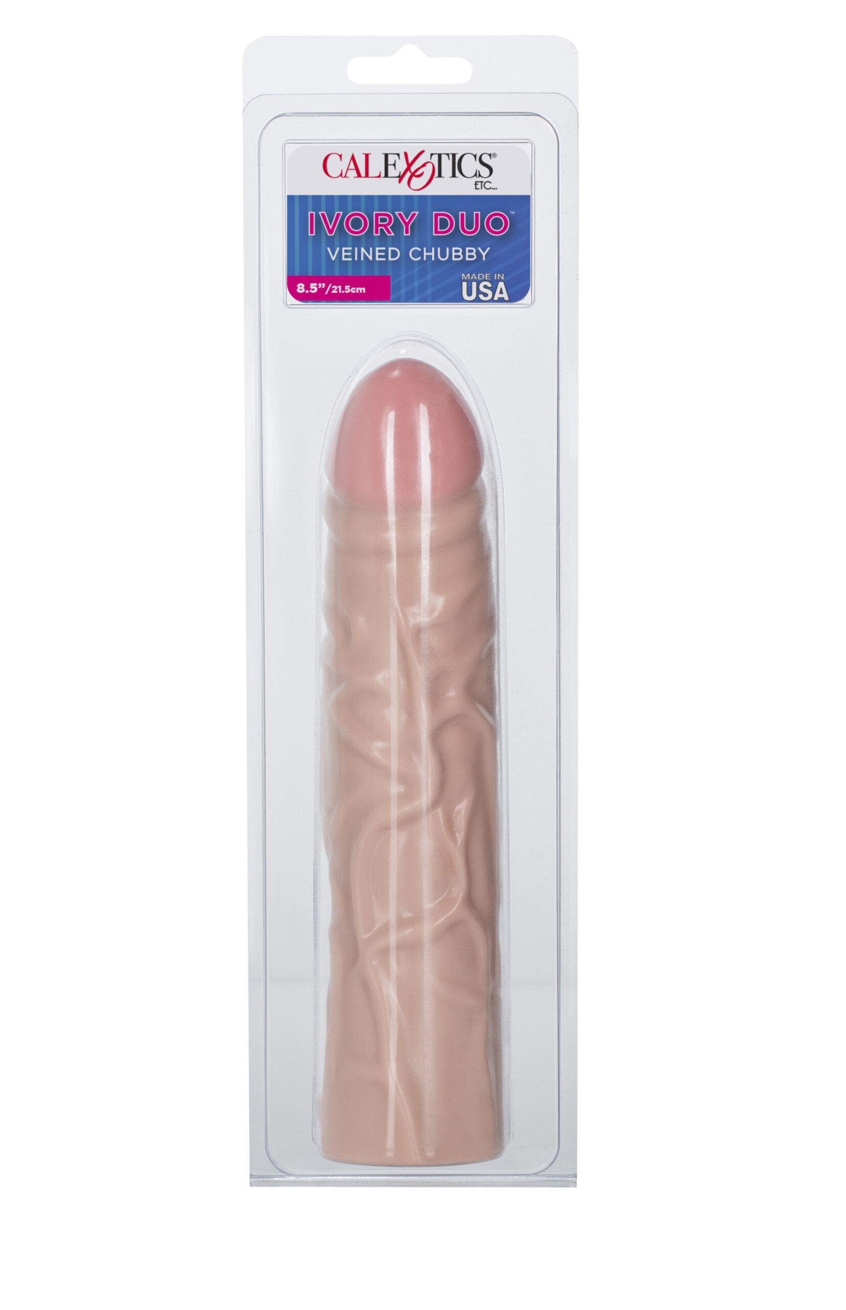 ivory duo 8.5 inches veined chubby