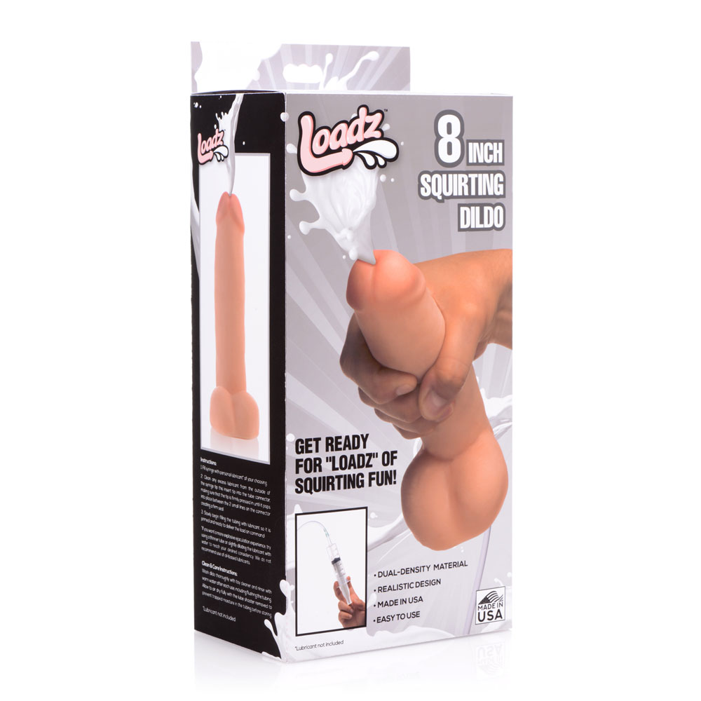 8 inch realistic dual density squirting dildo 8 inch realistic dual density squirting dildo