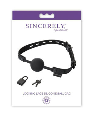 sincerely locking lace ball gag sincerely locking lace ball gag