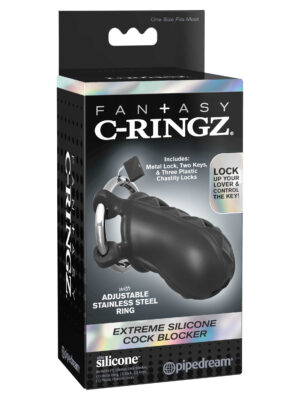 fantasy c ringz extreme silicone cock blocker