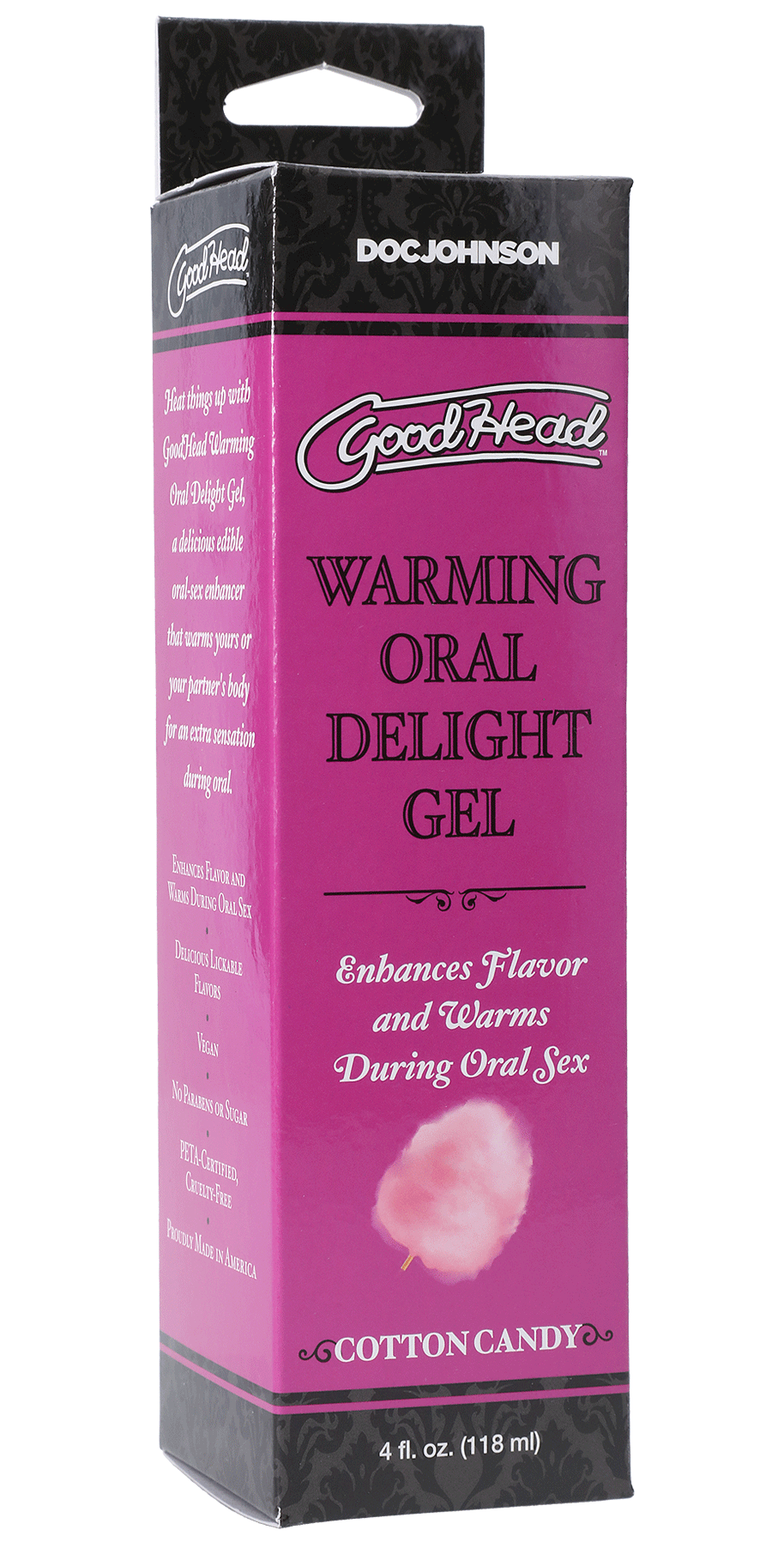 goodhead warming oral delight gel cotton candy 4 fl. oz.