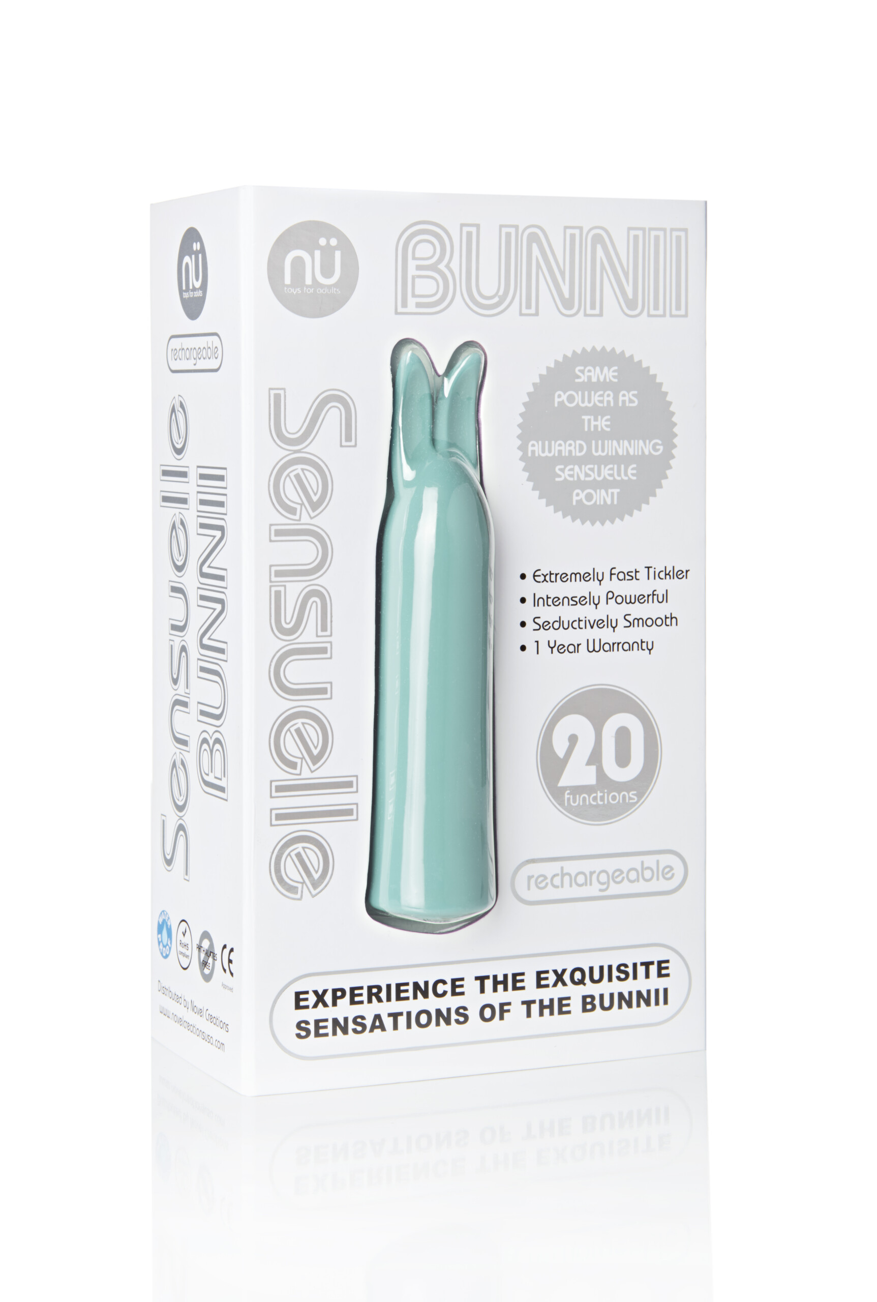 sensuelle bunnii 20 function vibe t blue