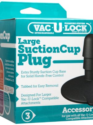 vac u lock large black suction cup plug vac u lock large black suction cup plug