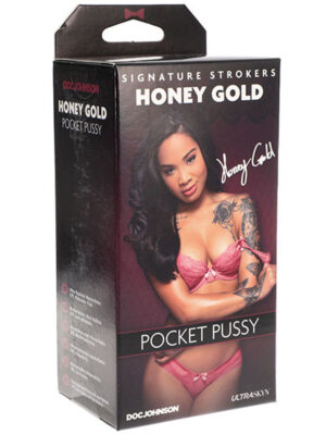 signature strokers honey gold ultraskyn pocket pussy