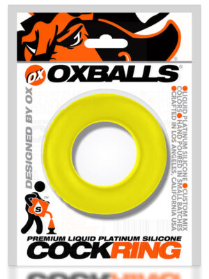 cock t comfort cockring by atomic jock acid yellow