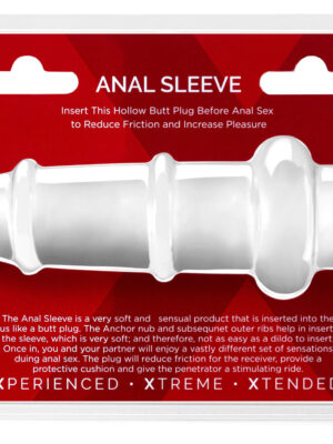 xplay anal sleeve plug 7.0 inch clear xplay anal sleeve plug 7.0 inch clear