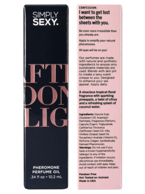 simply sexy afternoon delight pheromone perfume oil roll on .34oz | 10.2ml