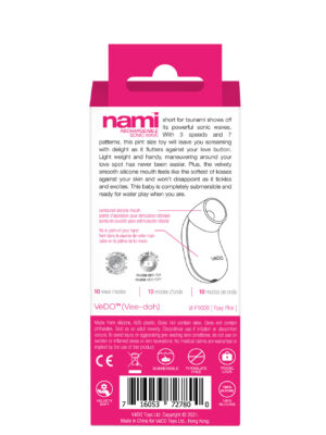 nami rechargeable sonic vibe foxy pink nami rechargeable sonic vibe foxy pink