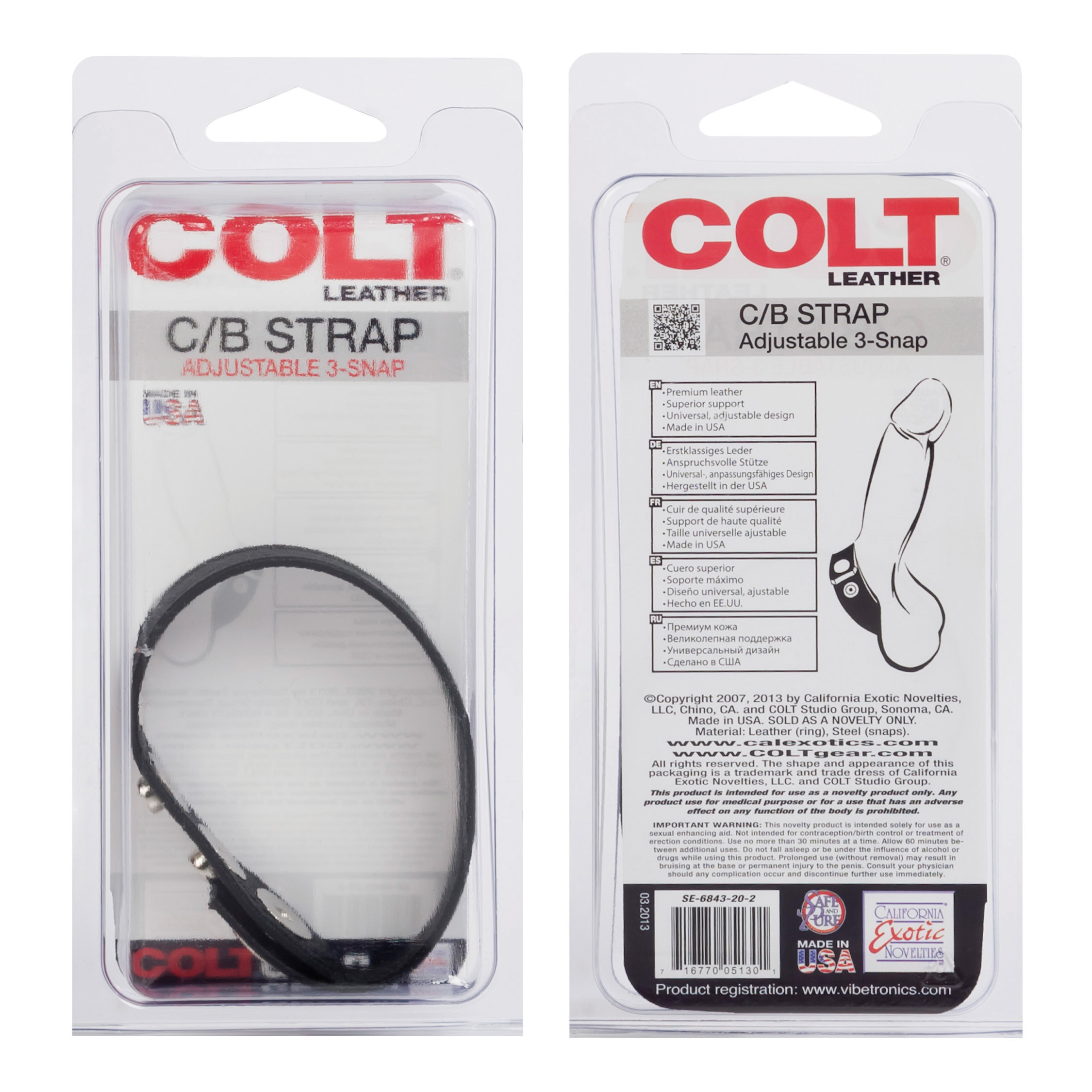 colt adjustable 3 snap leather