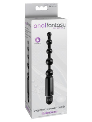anal fantasy collection beginners power beads black