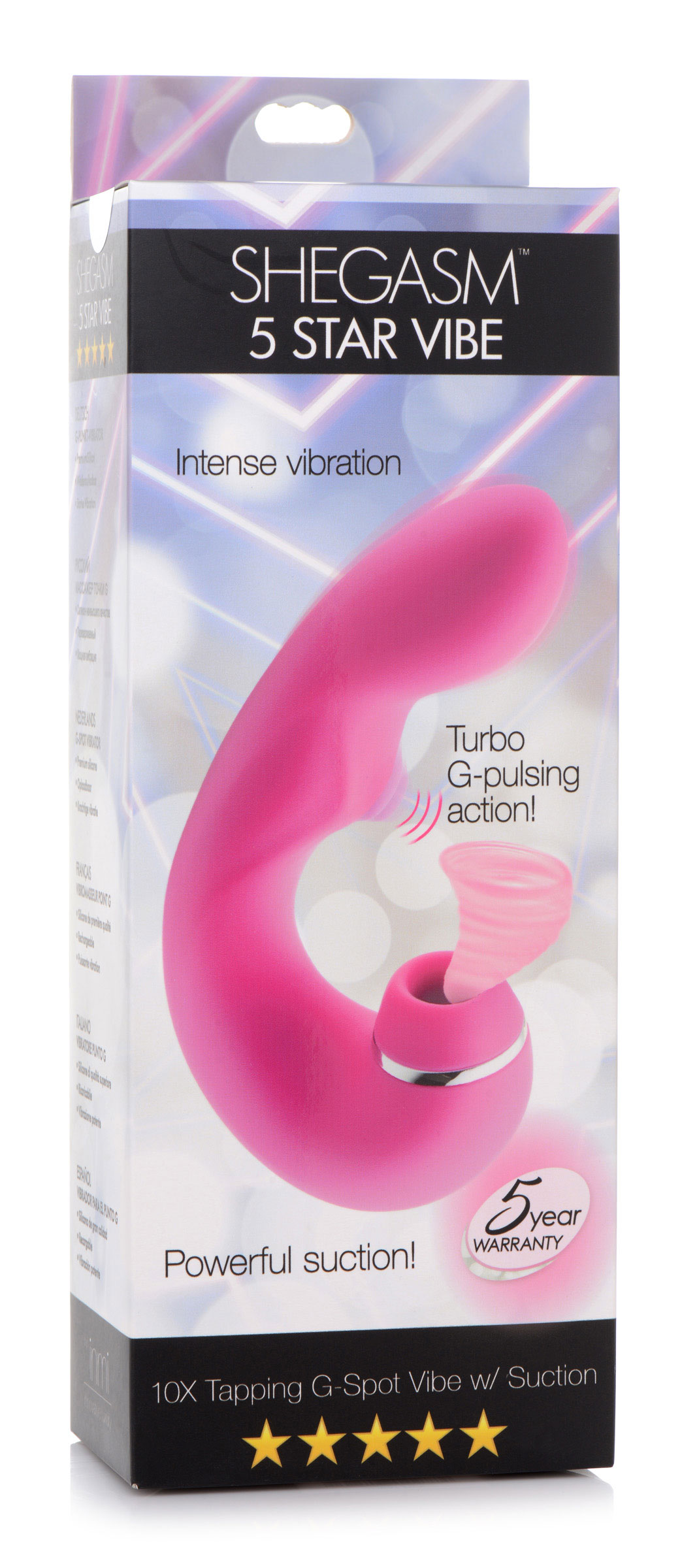 shegasm 5 star 10x tapping g spot vibe with suction pink shegasm 5 star 10x tapping g spot vibe with suction pink