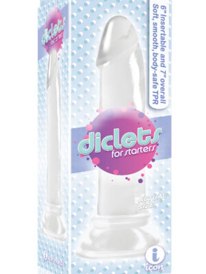 the 9's diclet's 7 inch jelly dong clear clear