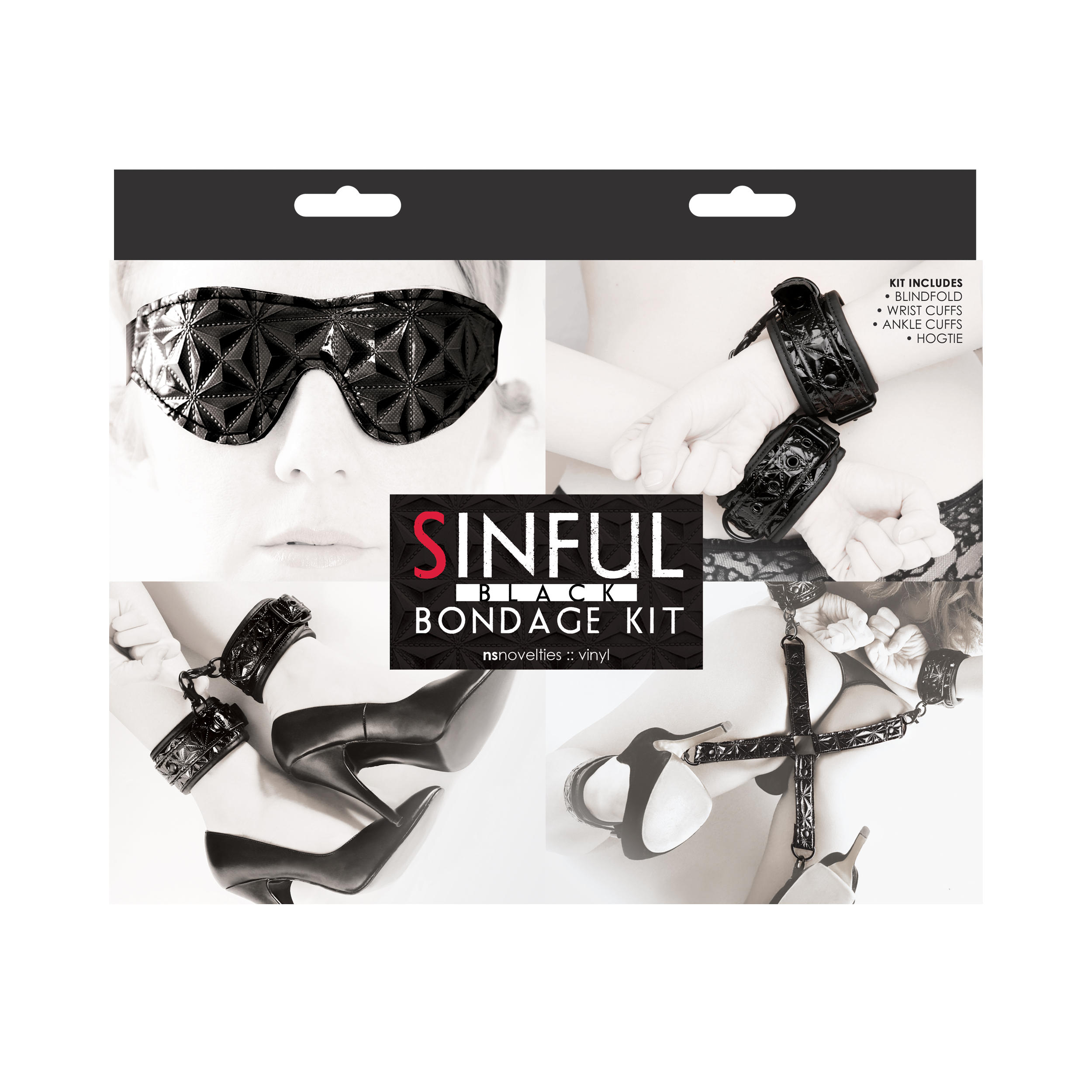 sinful bondage kit black sinful bondage kit black