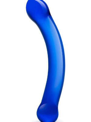 6 inch curved g spot blue glass dildo 6 inch curved g spot blue glass dildo