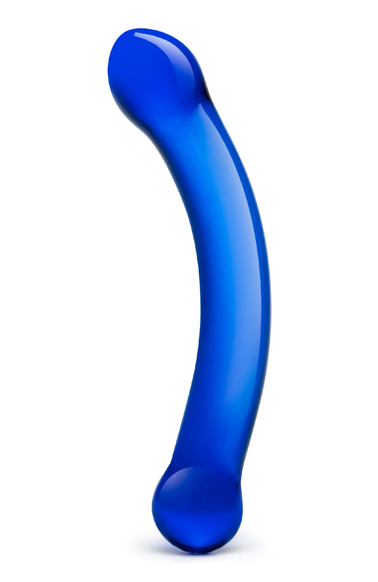 6 inch curved g spot blue glass dildo 6 inch curved g spot blue glass dildo