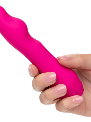 gia curved pleaser pink