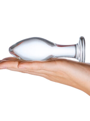 4 inch classic handblown glass butt plug 4 inch classic handblown glass butt plug