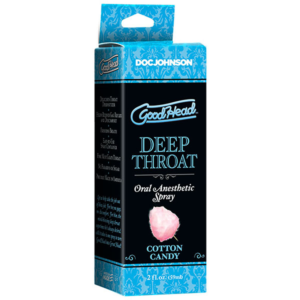 goodhead deep throat spray cotton candy 2 fl. oz.