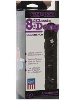 vac u lock codeblack 8 inch classic dong
