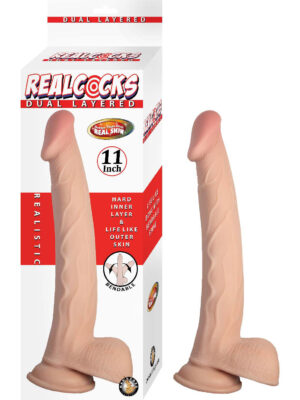 realcocks dual layered 11" white