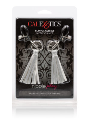 nipple play playful tassels nipple clamps silver nipple play playful tassels nipple clamps silver