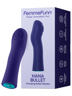 hana bullet thumping vibrator purple
