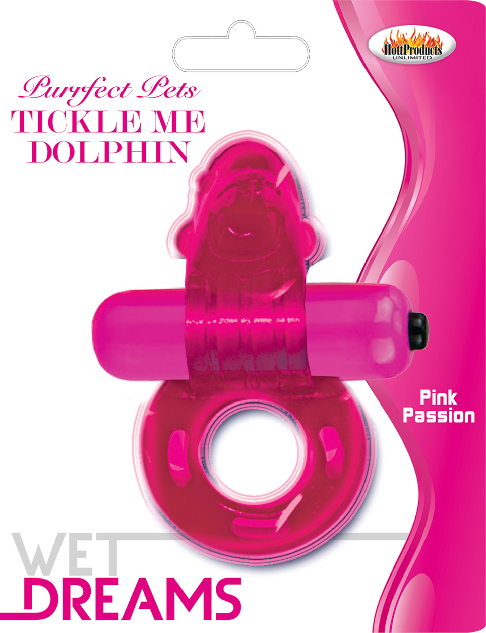 purrfect pet tickle me dolphin magenta