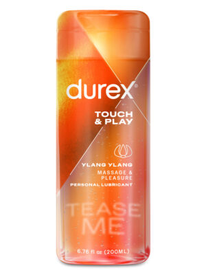 durex massage & play 2 in 1 sensual ylang ylang 6.76 fl. oz. / 200 ml