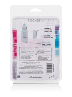 pocket exotics vibrating silver bullet