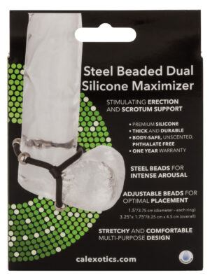 steel beaded dual silicone maximizer steel beaded dual silicone maximizer