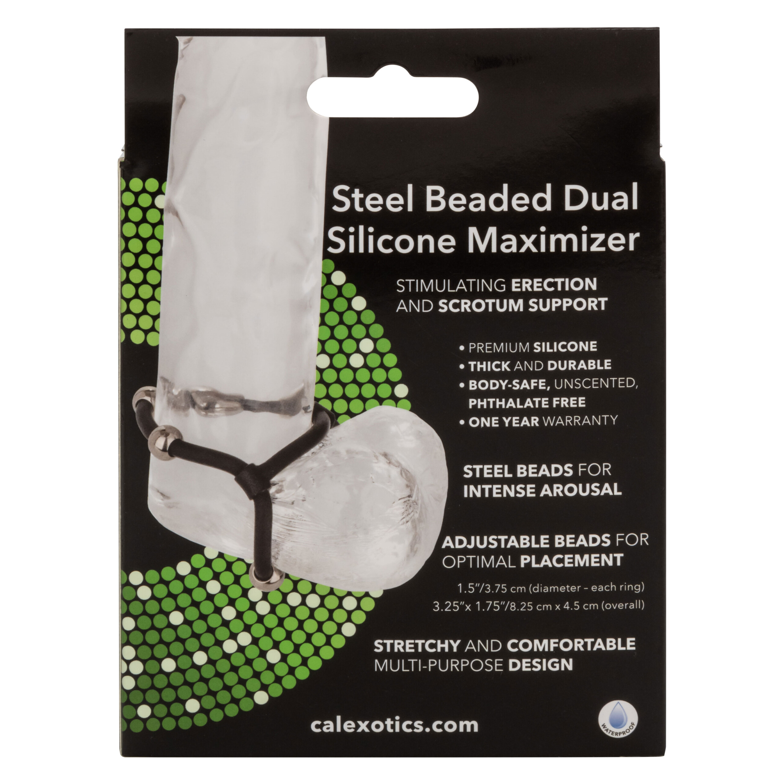 steel beaded dual silicone maximizer steel beaded dual silicone maximizer