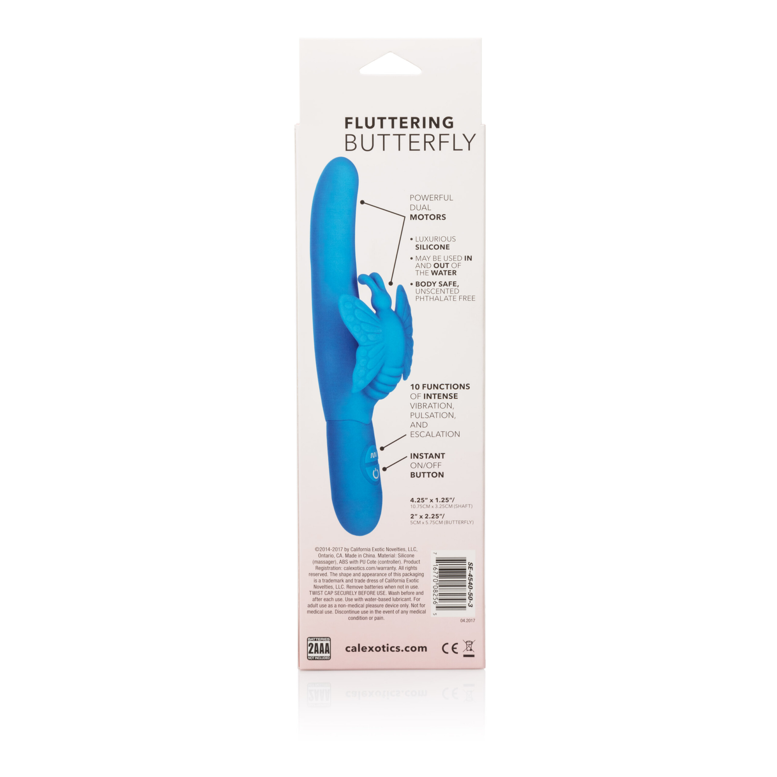 fluttering butterfly blue