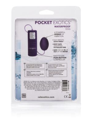 waterproof pocket exotics waterproof egg purple waterproof pocket exotics waterproof egg purple