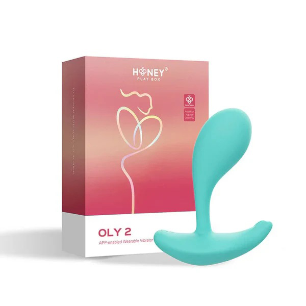 oly 2 app enabled wearable vibrator blue