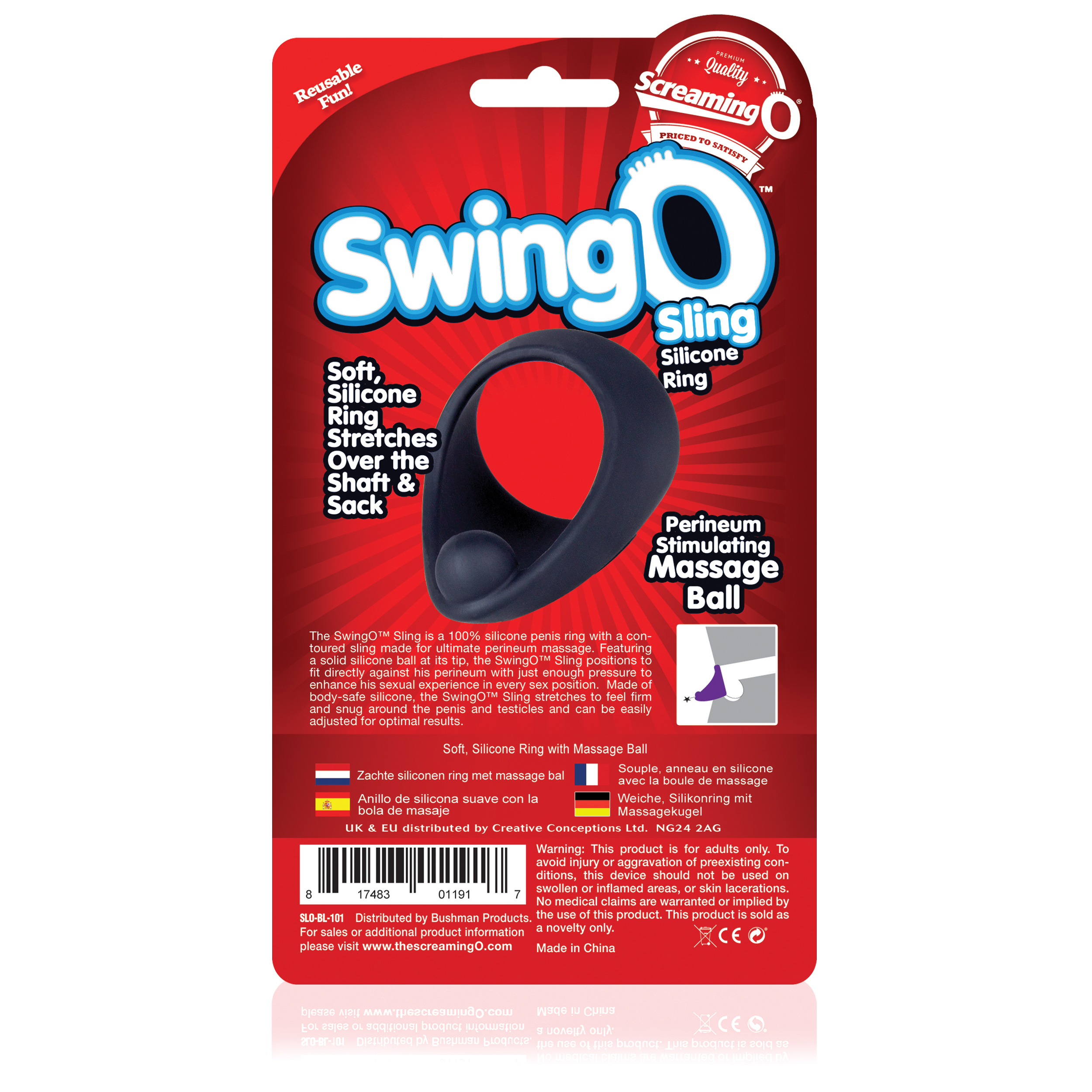 swingo sling 6 count box black