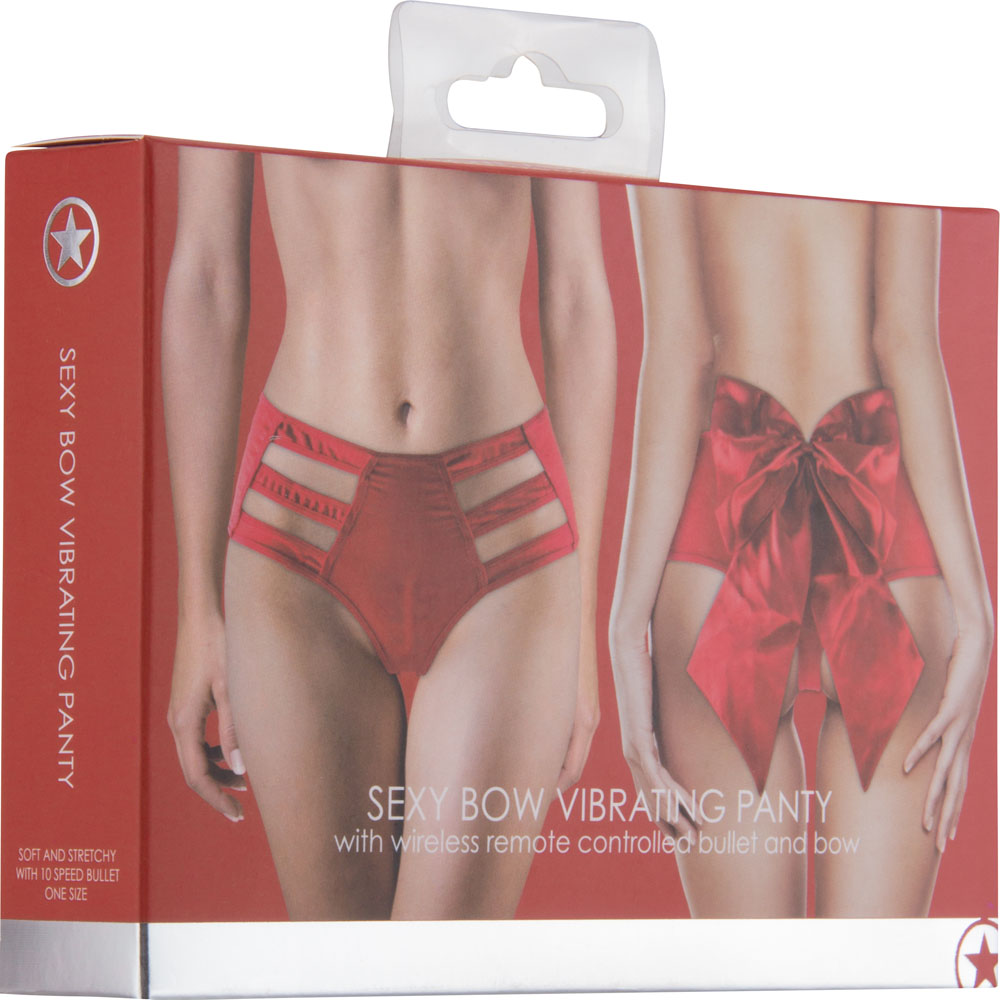 sexy bow vibrating panty red sexy bow vibrating panty red