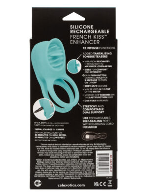 silicone rechargeable french kiss enhancer