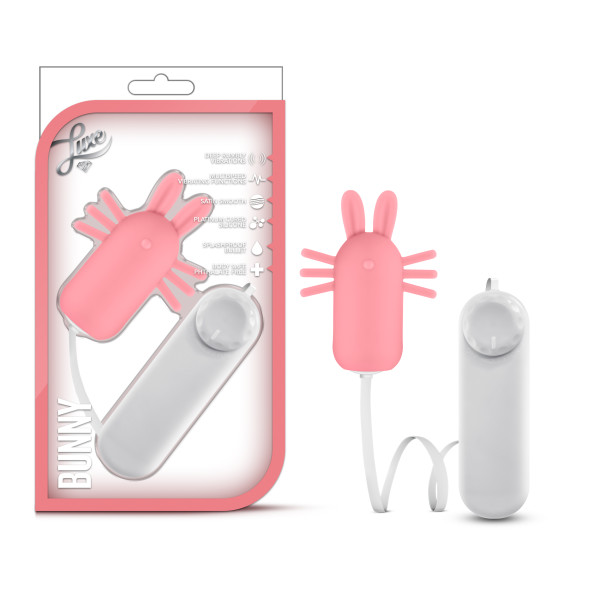 luxe bunny bullet with silicone sleeve pink